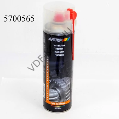 Kenőzsír spray teflonnal fehér 565 MOTIP