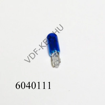 Izzó színes 12V 1.2W rizs kék PAINT BULB T5