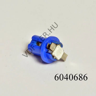 Izzó LED 12V műszerfal foglalattal kék 1SMD db-os B8.5