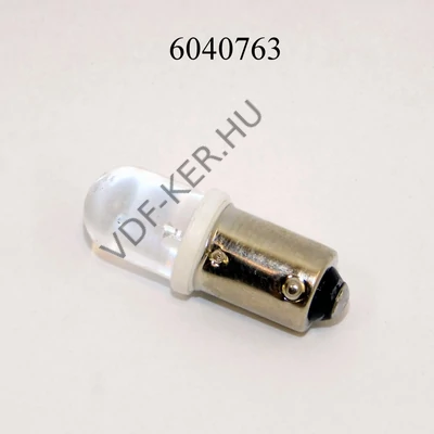Izzó LED 12V BA9S 4W fehér púpos fémfoglalatos 4W helyett