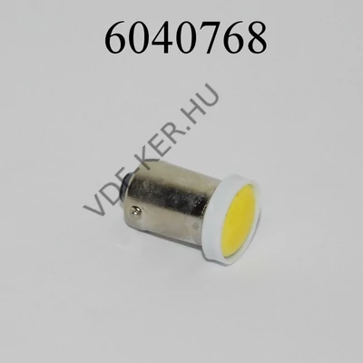 Izzó LED 12V BA9S fehér PÁR! COB