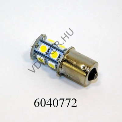 Izzó LED 12V BA15S 1156-54SMD fehér (21W)