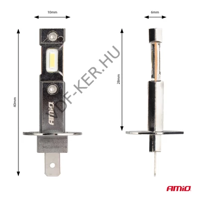 Izzó LED 12V H1 Hybrid CanBus Plug and Play max 60W 04112