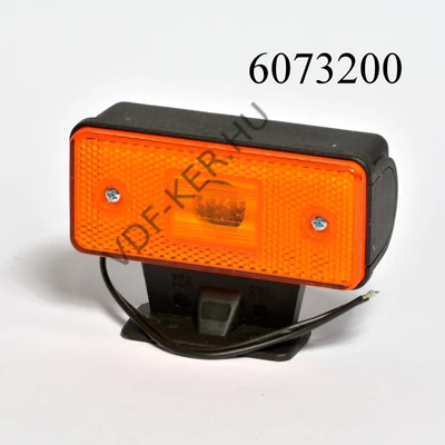 Szélességjelző  LED-es szögletes, sárga, talpas 12/24V 101kz