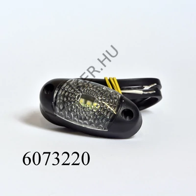 Szélességjelző LED-es bogár fehér FT-025B 12-24V 73x34x19mm, lyt.58mm