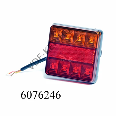 Utánfutó lámpatest LED-es hátsó kompl. kocka (MD-2-höz hasonló) FT-222