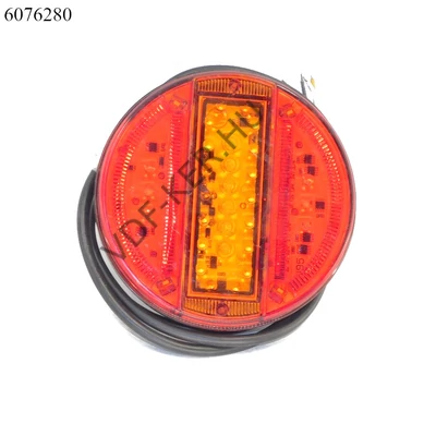 Utánfutó lámpatest LED-es kerek 744-W95 Avia E-jeles