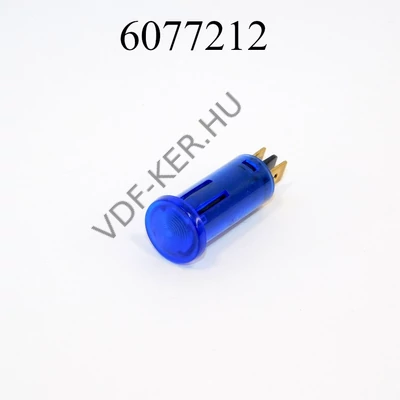 Kontrollámpa kicsi 12V kék 07921 KE