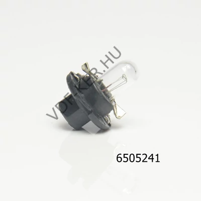 Izzó 12V 1.2W fogl. fekete 286TP ELTA  BX8,4D 17027