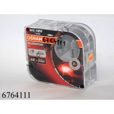 Izzó 12V H1  55W+150%  2DB-os  64150NL-HCB-21 NIGHT BREAKER Laser OSRAM
