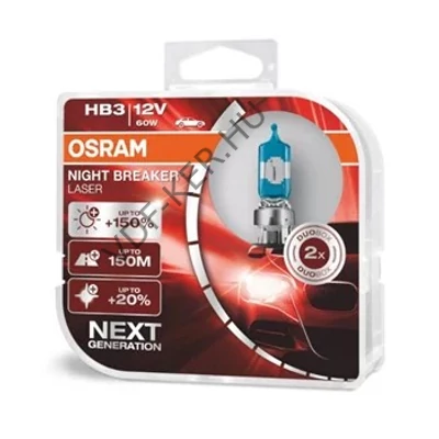 Izzó 12V HB3 60W+150% 2db-s 9005NL 