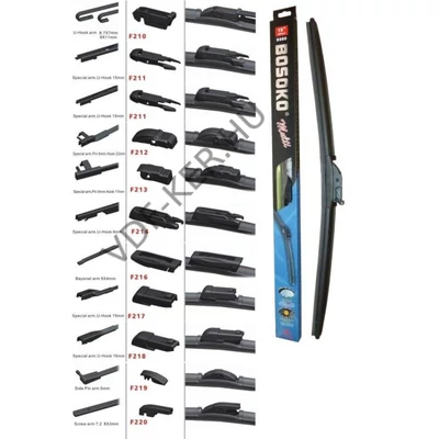 Ablaktörlő lapát 43cm db MULTI 18" Bosoko