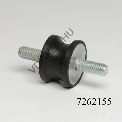 Gumibak 26/18-28mm 2csavar  M8 karcsúsított TP-1 26/18-28 M8x20 (30x30mm)