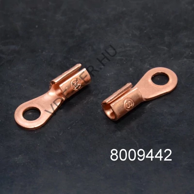 Kábelsaru kerek 4x4mm  vörösréz kábelvég