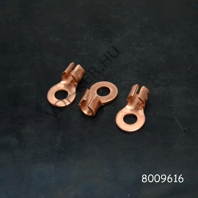 Kábelsaru kerek 6x16mm vörösréz kábelvég