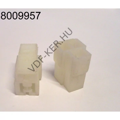 Csoki (csatlakozóház) 3csatlakozós pár üres 6.3mm
