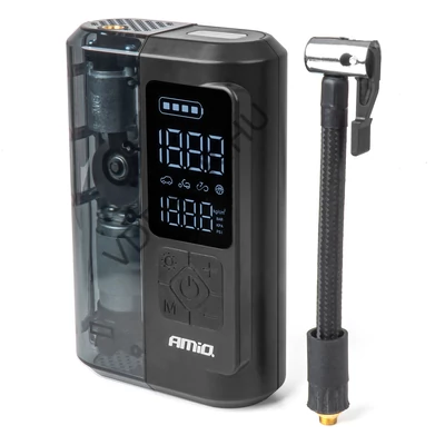Kompresszor akkus  7bar 2x 2000 mAh lámpa funkcióval USB töltővel  A04378 