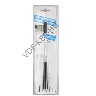 Antennaszár 20cm rövid 5/6mm UNI teleszkópos DX418BK