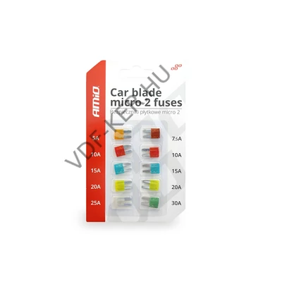 Biztosíték késes micro2 15.3mm 10db-os japán CM58391