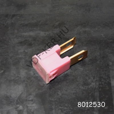Biztosíték japán 30A, egyenes lábú, pink