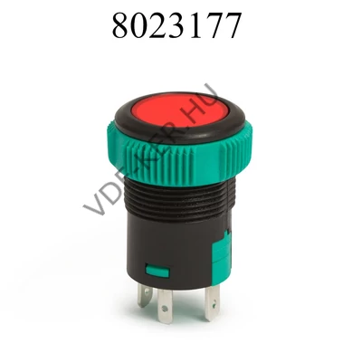 Nyomókapcsoló piros 12V 20A 09151RD