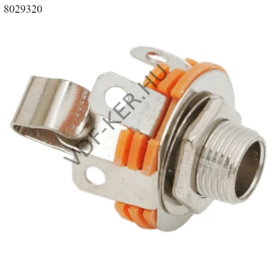 Jack aljzat mono, beépíthető, 6.3mm 05132
