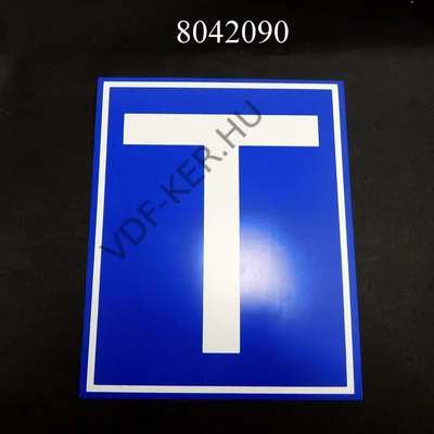 Matrica "T" nagy kék db-s mágneses Tanuló