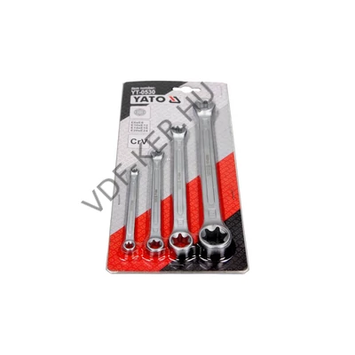 Csillagfejű kulcskészlet torx 4db-s YT-0530 E6-E24