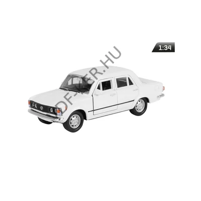Modell autó/makett/ Fiat 125P PRL fehér CMA884F125B