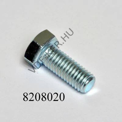 Acélcsavar M8x20mm 5.6 HLF Tm.Zn
