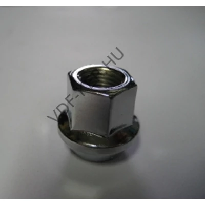 Kerékanya nagykúpos 12x1.50mm  17-es nyitott  króm 10.9 