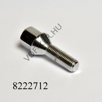 Kerékcsavar 12x1.50x30mm 17-es kulcs sima kúpos 10.9