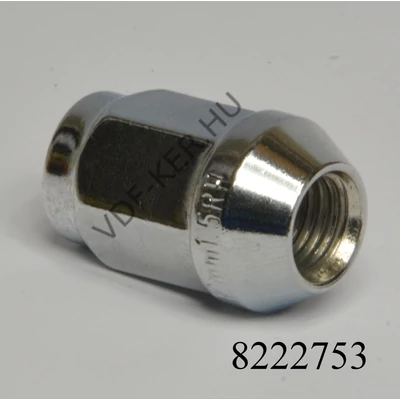 Kerékanya kúpos 12x1.50mm 19-es zárt h=35mm (2 féle kivitel!)