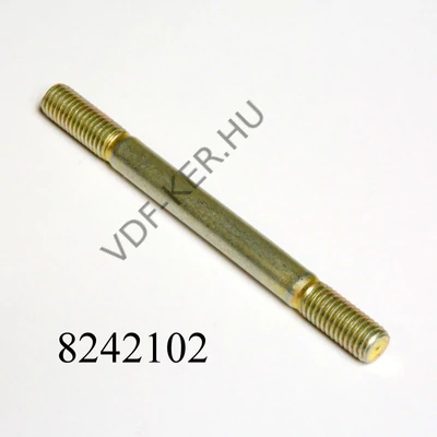 Vezérműtengelyház tőcsavar Lada rövid (7db kell!)  8x75mm (egyik végétől a túlsó menet elejéig)