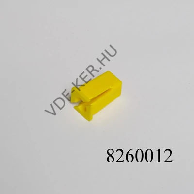 Lemezanya patent  műanyag 10x10x18mm 15028 peremes sárga Suzuki