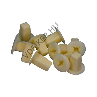 Lemezanya patent műanyag 8x8mm UNI, 1db!