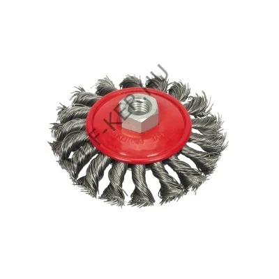 Drótcsiszoló tárcsakefe 100mm sodrott 06977 sarokcsiszolóhoz