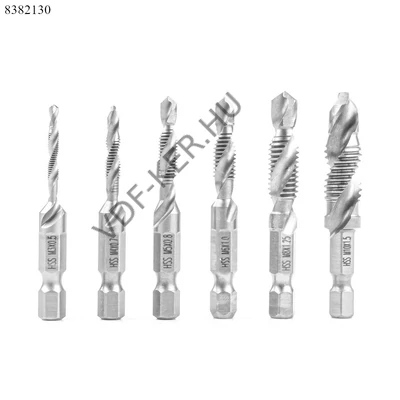 Menetfúró készlet M3-M10 6db-s HSS 03272