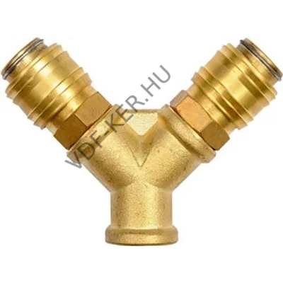 Gyorscsatl. réz Y YT-24091 3/8"