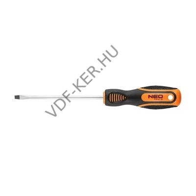 Csavarhúzó lapos  végű 4x75mm, mágneses 10512