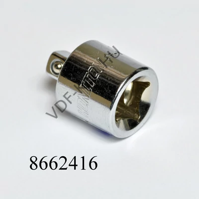 Hajtószár adapter 3/8"-1/4" h:35mm CrVa DIN3123 JHB320 Honiton