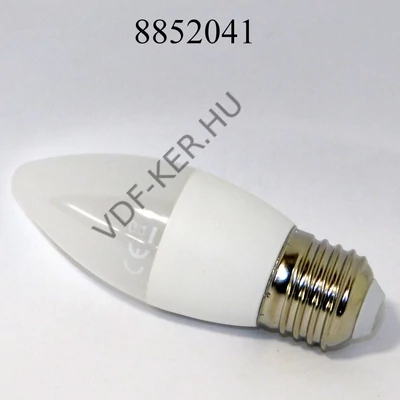 LED izzó 230V C37 5W, E27 360lm,  m.fehér gyertya