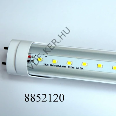 LED fénycső T8 SMD 1200mm 230V 18W természetes 4000K  1850-1900lumen