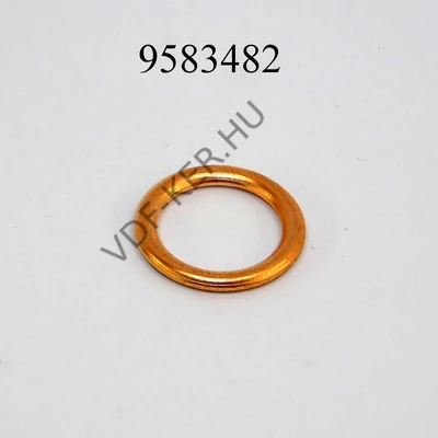 Rézalátét roppanós 14x21x2mm olajleeresztő csavar tömítés Peugeot