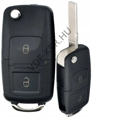 Kulcsház VW Passat 2gombos bicskakulcsos komplett VW00003 (06+07)