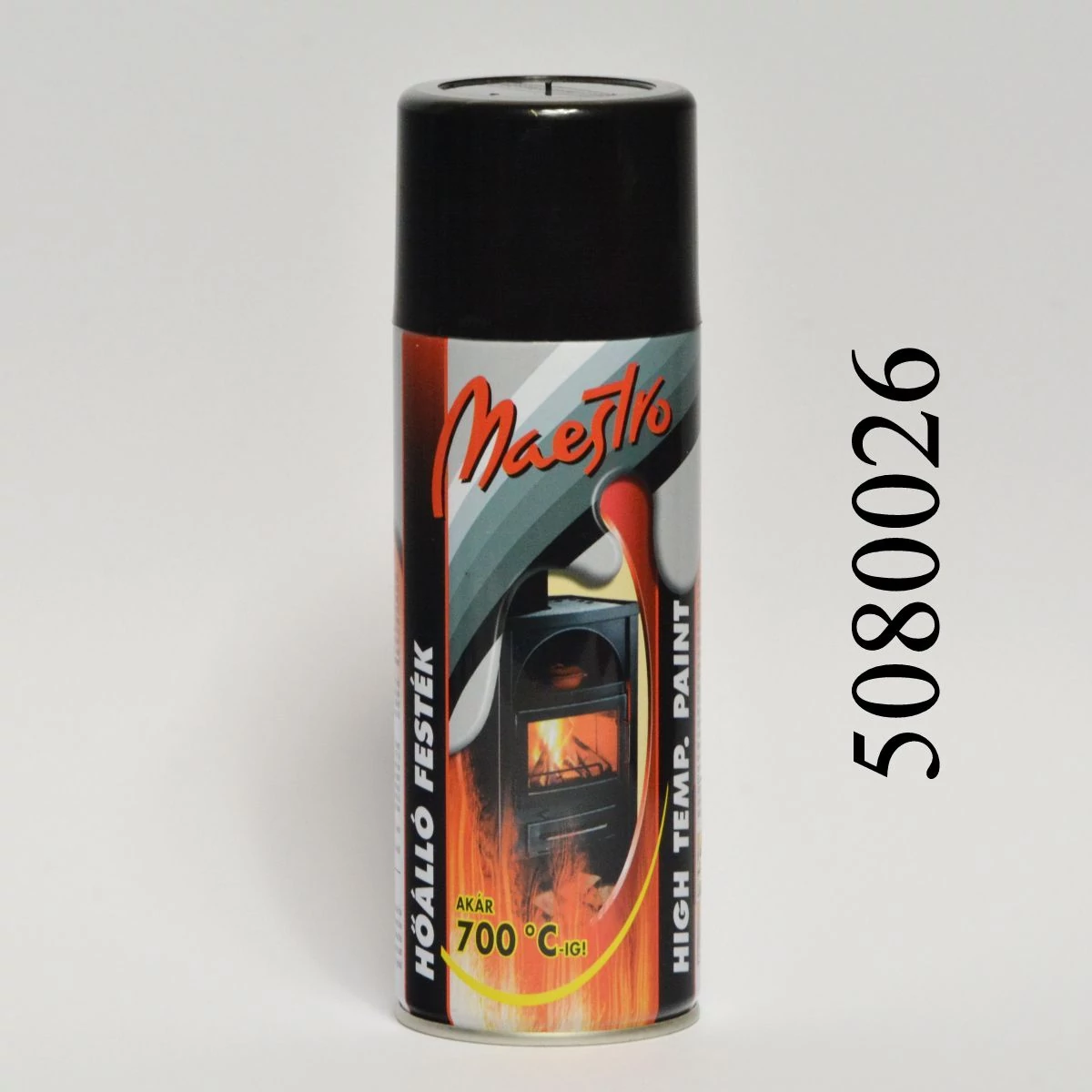 Hőálló fekete spray 400ml matt Ambro-Sol