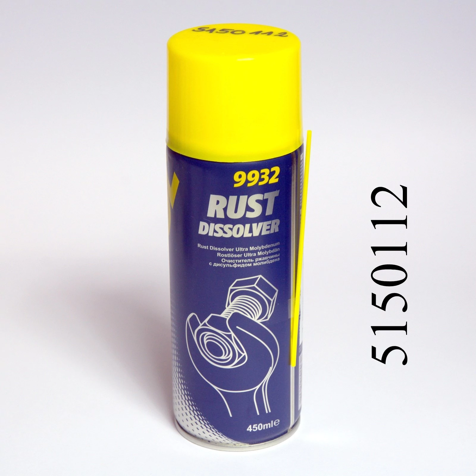 Csavarlazító, rozsdaoldó spray Mannol Rust Dissolver 450ml 9932