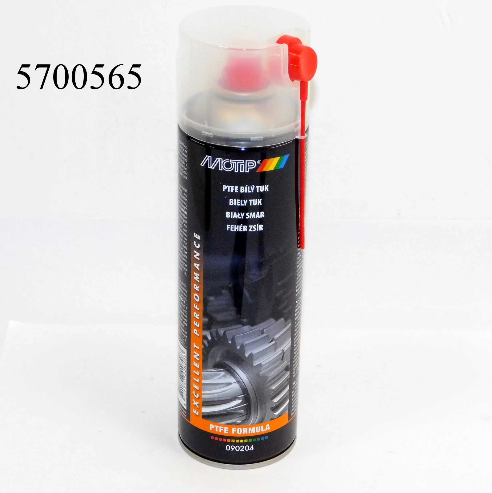 Kenőzsír spray teflonnal fehér Motip 500ml