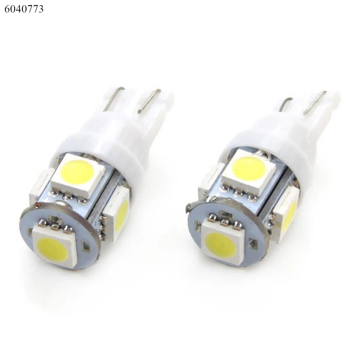 Izzó LED 12V T10 fehér 5SMD /db (5W foglalat nélküli helyett)